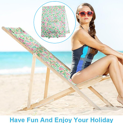 Beach Patio Canvas Cloth Chair Replacement Fabric AJEW-WH20004-31D-02-1