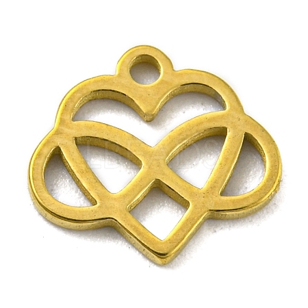 Laser Cut 304 Stainless Steel Charms STAS-G323-03G-1