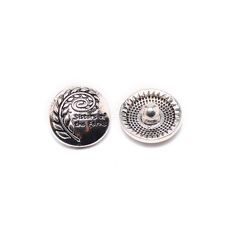 Zinc Alloy Snap Button FIND-WH0090-41-1