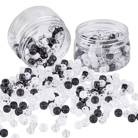 Transparent Acrylic European Beads OACR-NB0001-06-1