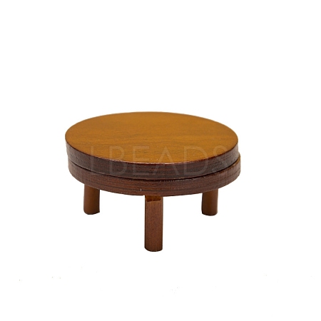 MDF Board Round Tables Miniature Ornaments PW-WG17FA9-01-1