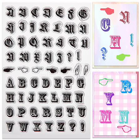 Clear Silicone Stamps DIY-WH0504-52E-1