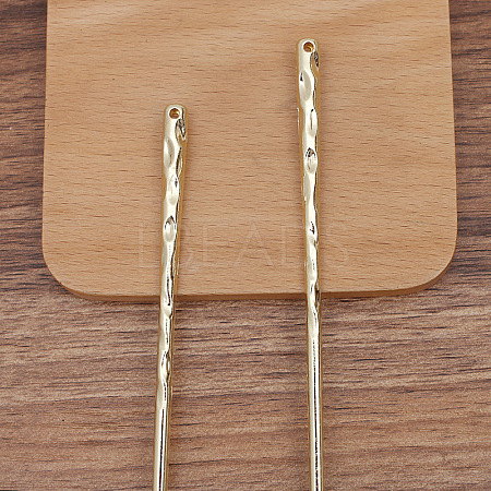 Alloy Hair Stick Findings PW-WG70408-04-1