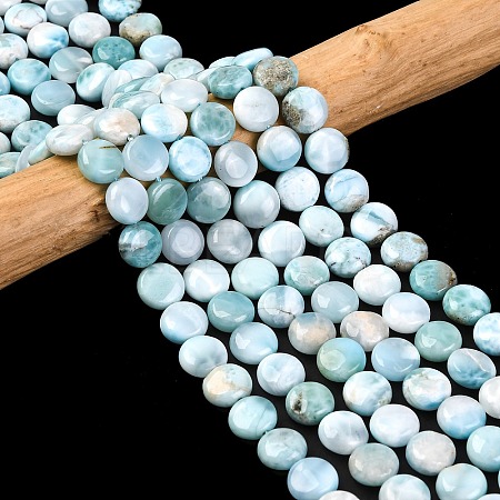 Natural Larimar Beads Strands G-F675-08-1