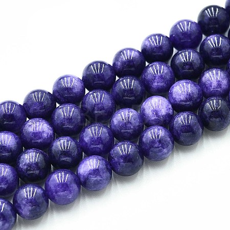 Natural Quartz Beads Strands G-N355-8mm-54-1