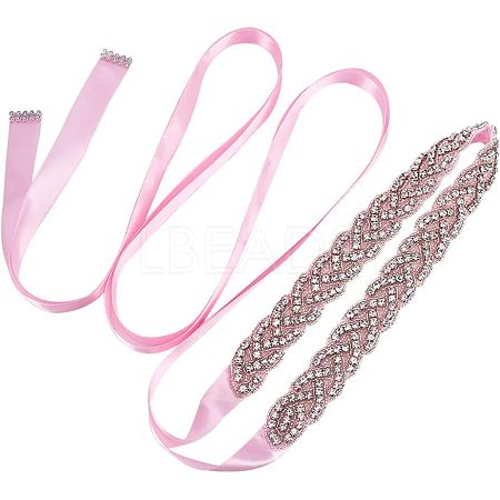 Polyester Bridal Belts DIY-WH0043-02B-1