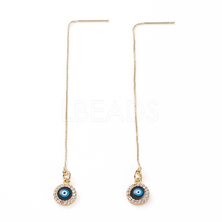 Brass Stud Earrings EJEW-JE04446-01-1