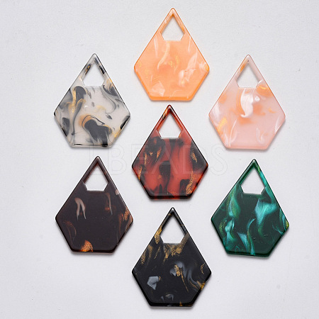 Cellulose Acetate(Resin) Pendants X-KY-S158-54-M-1