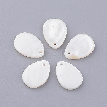 Freshwater Shell Pendants SHEL-S263-03E-1