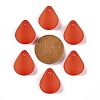 Transparent Frosted Acrylic Pendants MACR-S371-09A-726-3