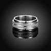 Fashionable 316L Titanium Steel Wide Band Rings RJEW-BB07150-9-2