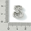 Rack Plating Brass Clear Cubic Zirconia Pendants KK-S378-01P-Z-3