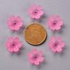 Frosted Acrylic Bead Caps MACR-S371-07A-704-3