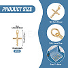 8Pcs Brass Pendants KK-TA0002-50-4