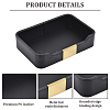 PU Leather Jewelry Display Plate ODIS-WH20013-02B-5