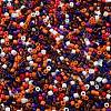 Baking Paint Glass Seed Beads SEED-S042-05B-49-3