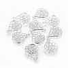 Non-Tarnish 304 Stainless Steel Filigree Pendants STAS-G192-12P-1