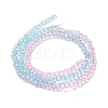 Transparent Painted Glass Beads Strands DGLA-A034-T2mm-A22-5