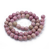 Natural Rhodonite Beads Strands G-S259-08-12mm-2