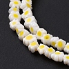 Handmade Millefiori Glass Bead Strands LAMP-J035-4mm-74-4