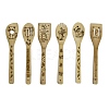 6Pcs 6 Styles Bamboo Spoons & Knifes & Forks WD-XCP0001-01-1