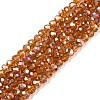 Electroplate Glass Beads Strands EGLA-A044-T3mm-B04-1