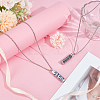 2Pcs 2 Styles Anti-Tarnish Stainless Steel Mini Hollow Column Perfume Bottle Necklaces NJEW-DR0001-02B-4