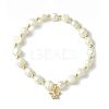 Natural Pearl Beaded Stretch Bracelets BJEW-JB10134-1