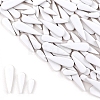 3 Styles Teardrop Shape Porcelain Mosaic Tiles PW-WGBCD43-01-1