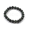 Natural Kambaba Jasper Stretch Beaded Bracelets G-A185-01V-3