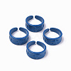 Spray Painted Alloy Cuff Rings RJEW-T011-30A-RS-1