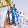 Soccer Keychain Cool Soccer Ball Keychain with Inspirational Quotes Mini Soccer Balls Team Sports Football Keychains for Boys Soccer Party Favors Toys Decorations JX297B-4