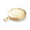 Brass Micro Pave Clear Cubic Zirconia Locket Pendants KK-P199-08G-4