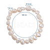 Natural Pearl Stretch Bracelets BJEW-JB04735-01-5