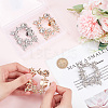 4Pcs 2 Colors Alloy Crystal Rhinestone Wedding Shoe Decorations FIND-CP0001-41B-3