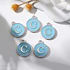 Platinum Plated Alloy Enamel Charms LS-ENAM-S118-04C-P-5