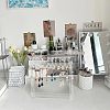 Transparent Acrylic Earring Display Stands EDIS-WH0029-12-6