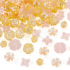 104Pcs 5 Styles Acrylic Beads OACR-TA0004-52-2