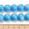 Baking Paint Glass Beads Strands GL-CBA8F4B-02J-4