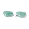 Natural Green Aventurine Pendants X-G-G956-B37-FF-3