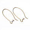 Brass Hoop Earrings Findings Kidney Ear Wires EC221-4NFAB-2