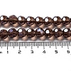 Electroplate Transparent Glass Beads Strands EGLA-A035-T8mm-A13-4