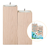 Wood Candle Holder AJEW-WH0268-004-4