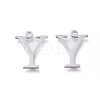 Non-Tarnish 304 Stainless Steel Charms STAS-L263-19P-2