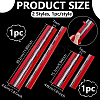 2Pcs 2 Styles Acrylic & Stainless Steel Self Adhesive Hinge FIND-BC0014-37-2