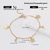 Summer Beach 304 Stainless Steel Charm Anklets for Women UX9866-1-1