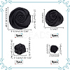 26Pcs 4 Style Satin Cloth Ornament Accessories FIND-WR0011-22B-2