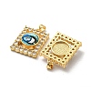 Golden Brass Pendants KK-L209-006G-06-2