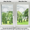 Gorgecraft 2 Sets 2 Styles Waterproof PVC Electrostatic Window Stickers DIY-GF0005-90-4