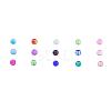 Spray Painted Crackle Glass Beads CCG-JQ0001-01-4mm-2